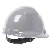 Whistler Cap Style Hard Hat with HDPE Shell with 4-Point Textile Suspension and Pin-Lock Adjustment - Gray